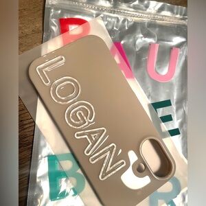 Custom Beige Phone Case (Logan)